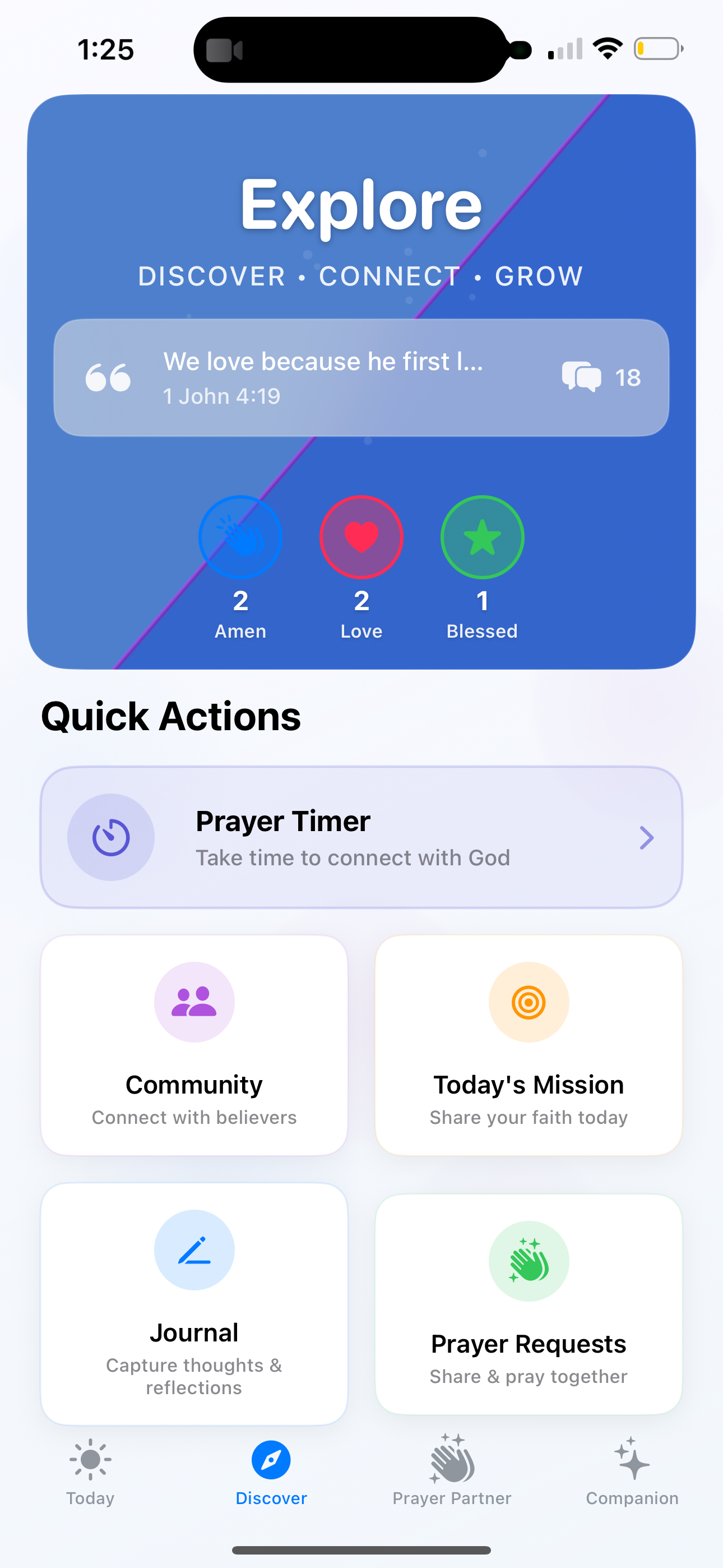 WalkTogether App Screenshot - Light Mode